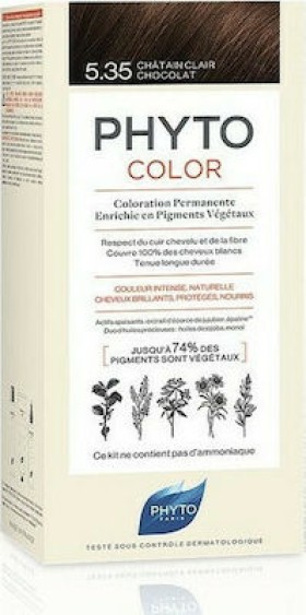 Phyto Phytocolor 5.35 Καστανό Ανοιχτό Σοκολατί 50ml