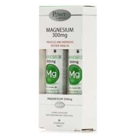 Power Health Magnesium 300mg & B6 Stevia Μαγνήσιο Γεύση Λεμόνι, 2x20 Αναβράζοντα Δισκία