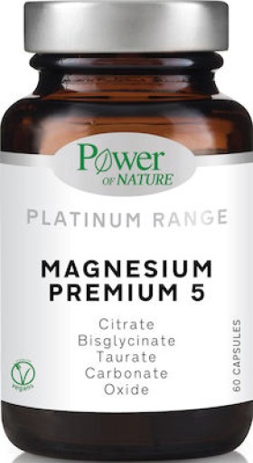 Power Of Nature Platinum Range Magnesium Premium 5 60 Κάψουλες