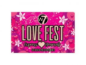 W7 Cosmetics Love Fest Παλέτα με Σκιές Ματιών σε Στερεή Μορφή Πολύχρωμη 36g